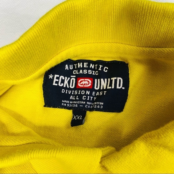 ECKO Division East All City Yellow Polo - Picture 5 of 14
